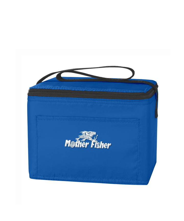 <p>This cooler easily holds six cans as well as an ice pack and other must-haves while on the water.</p><p>Fabric:
420 denier honeycomb polyester, 
600 denier polyester canvas, PEVA lining</p>
 
<ul><li>Adjustable web carrying strap</li>
<li>Heat-sealed, water-resistant lining</li>
<li>Interior zippered mesh pocket for utensils</li>
<li>Large front slip pocket for easy decoration access</li>
<li>Dimensions: 6.25